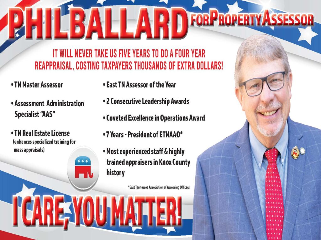 ReElect Phil Ballard for Knox County, TN Property Assessor